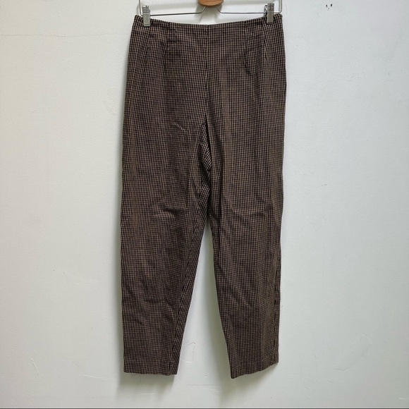 Marsh Landing Brown Checkered Trousers - Picture 1 of 8